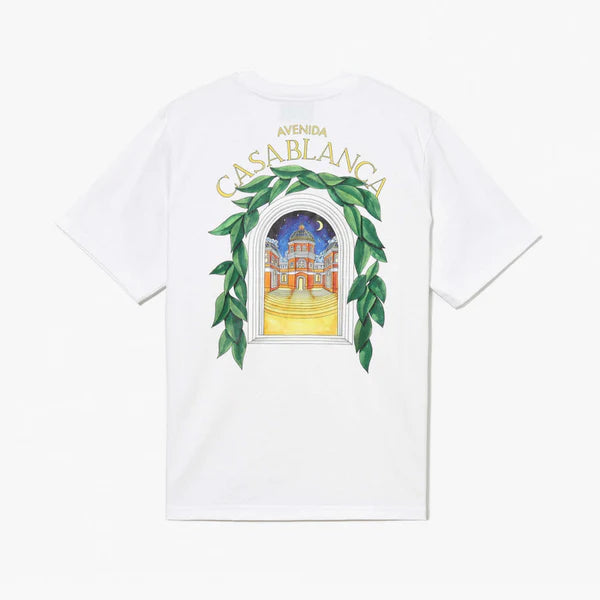 T-shirt Casa Blanca Avenida Blanc