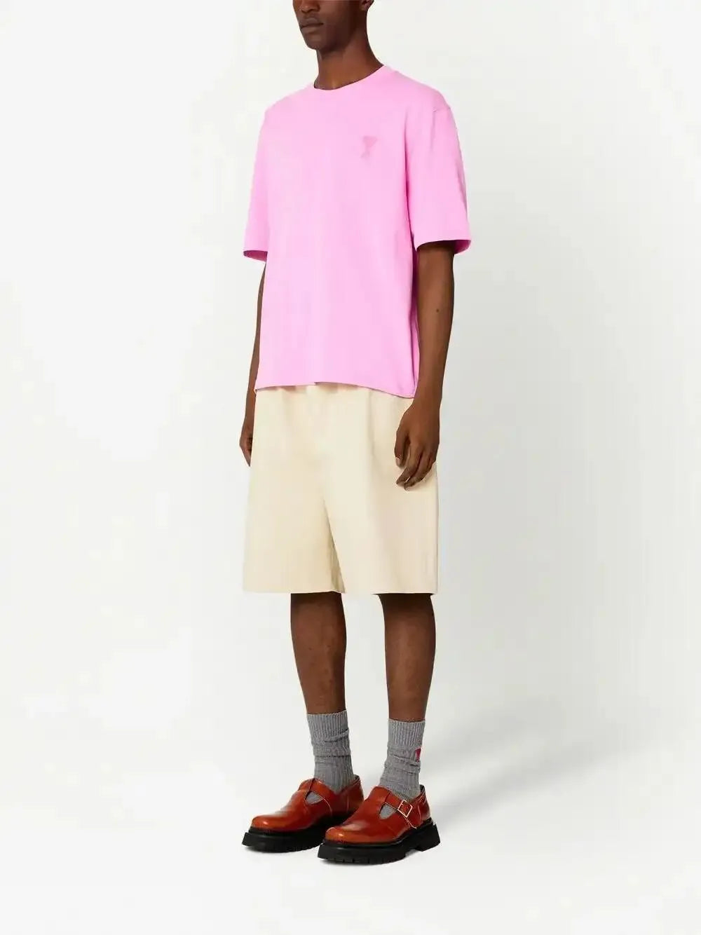 T-shirt AMI Paris Rose