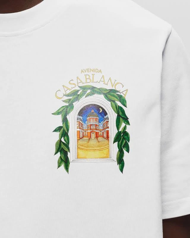 T-shirt Casa Blanca Avenida Blanc