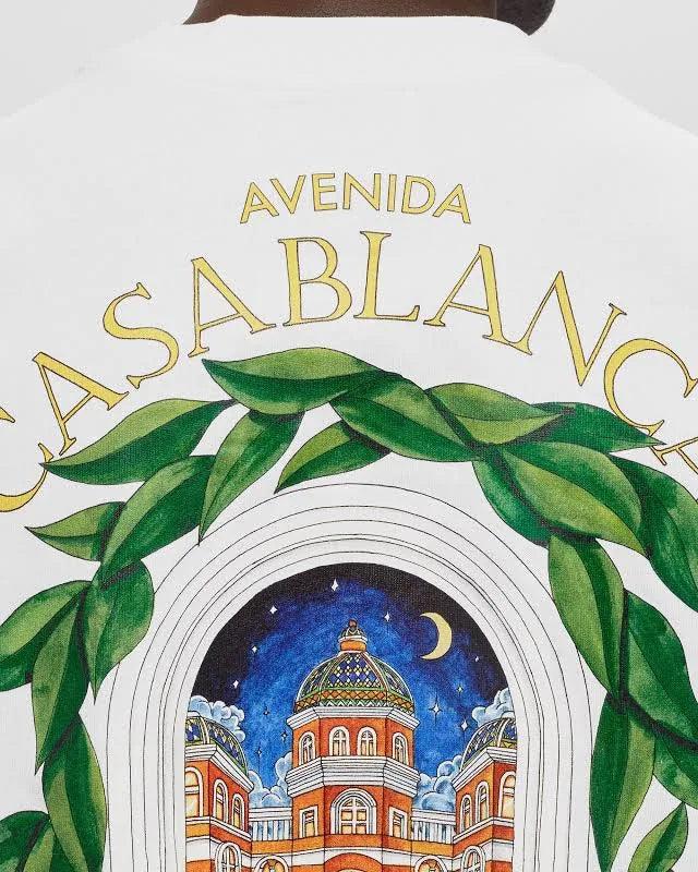 T-shirt Casa Blanca Avenida Blanc